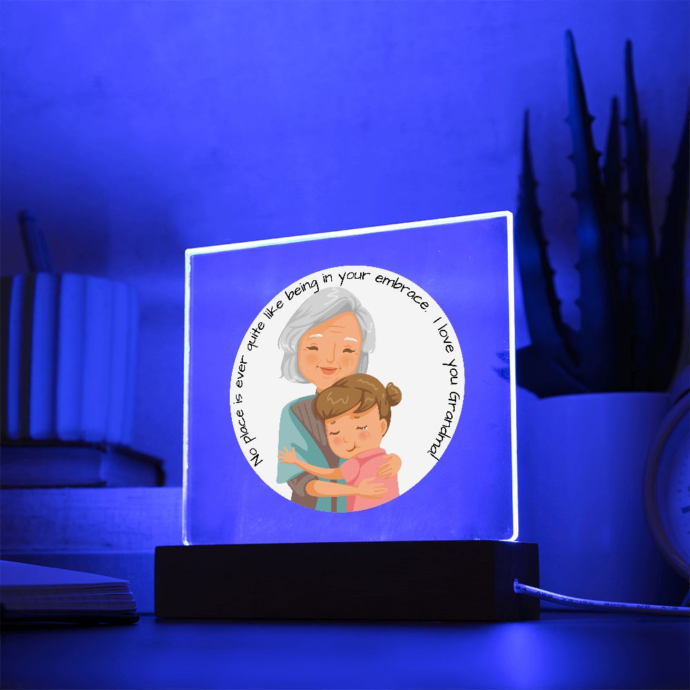 Grandma Acrylic Square Plaque