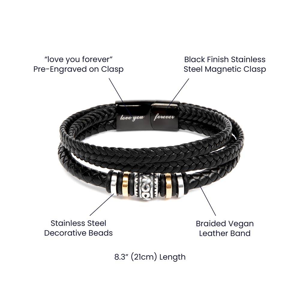 Grandpa Love You Forever Bracelet