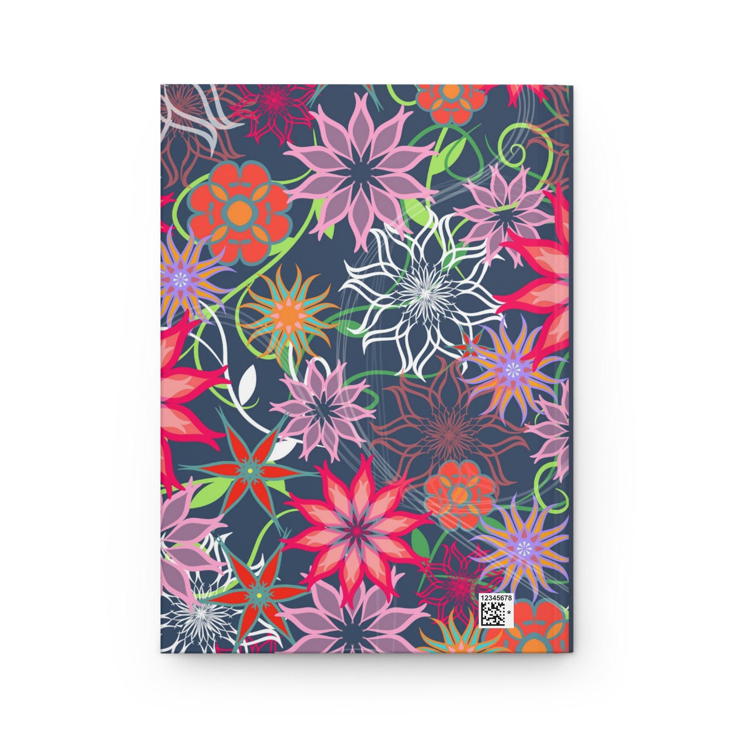 Bright Tropical Wildflowers Hardcover Journal Matte
