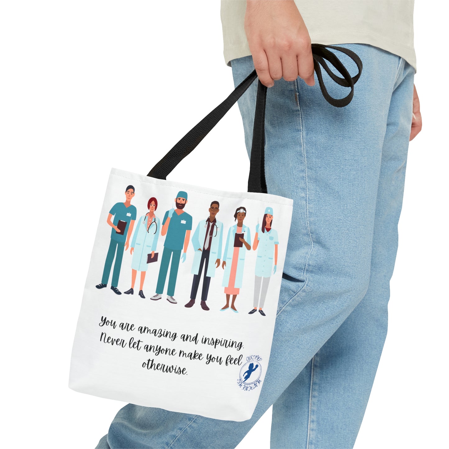 Amazing Healthcare Heroes Tote Bag (AOP)