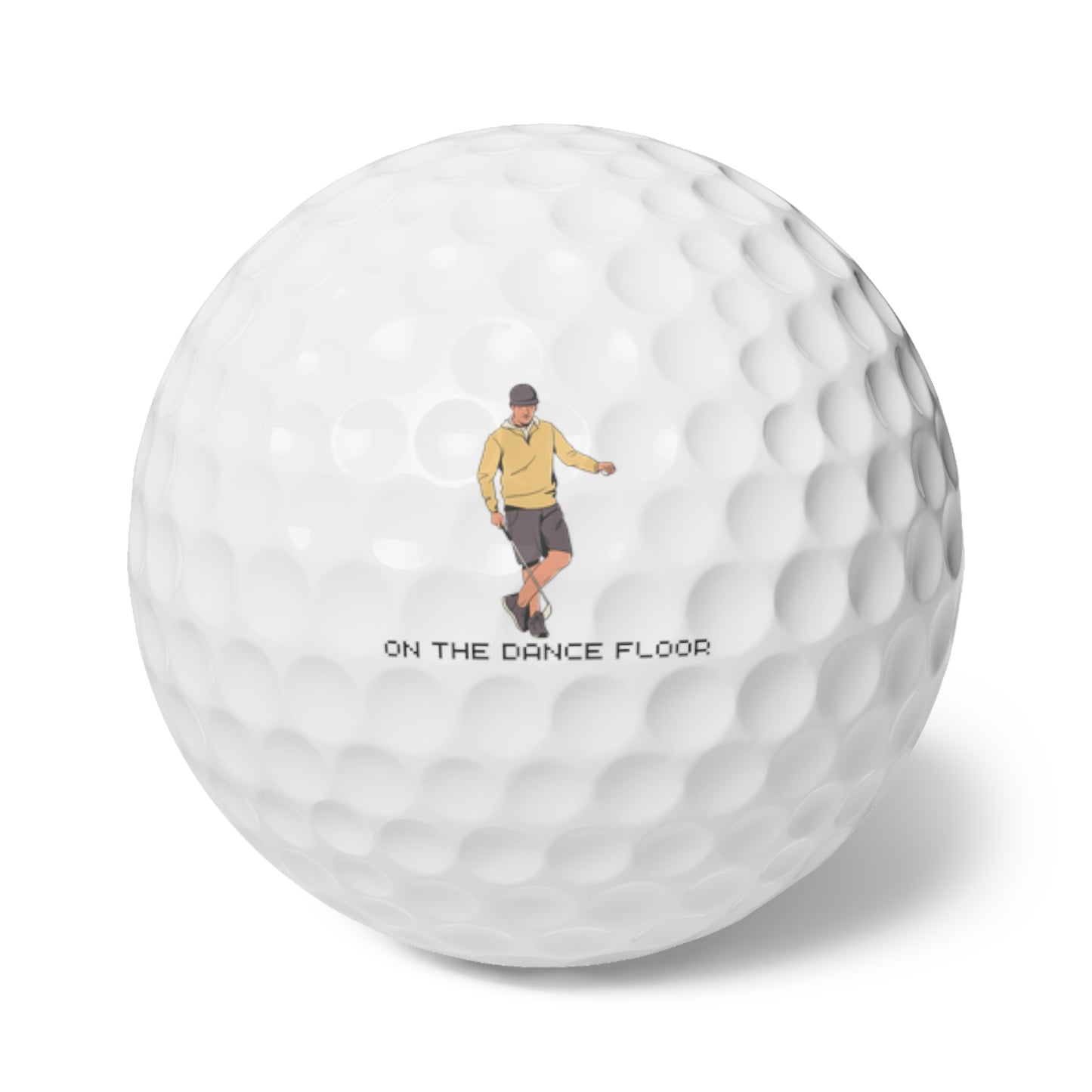 On the Dance Floor Golf Balls, 6pcs