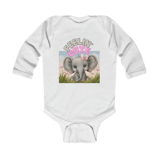 Feelin Cute Infant Long Sleeve Bodysuit