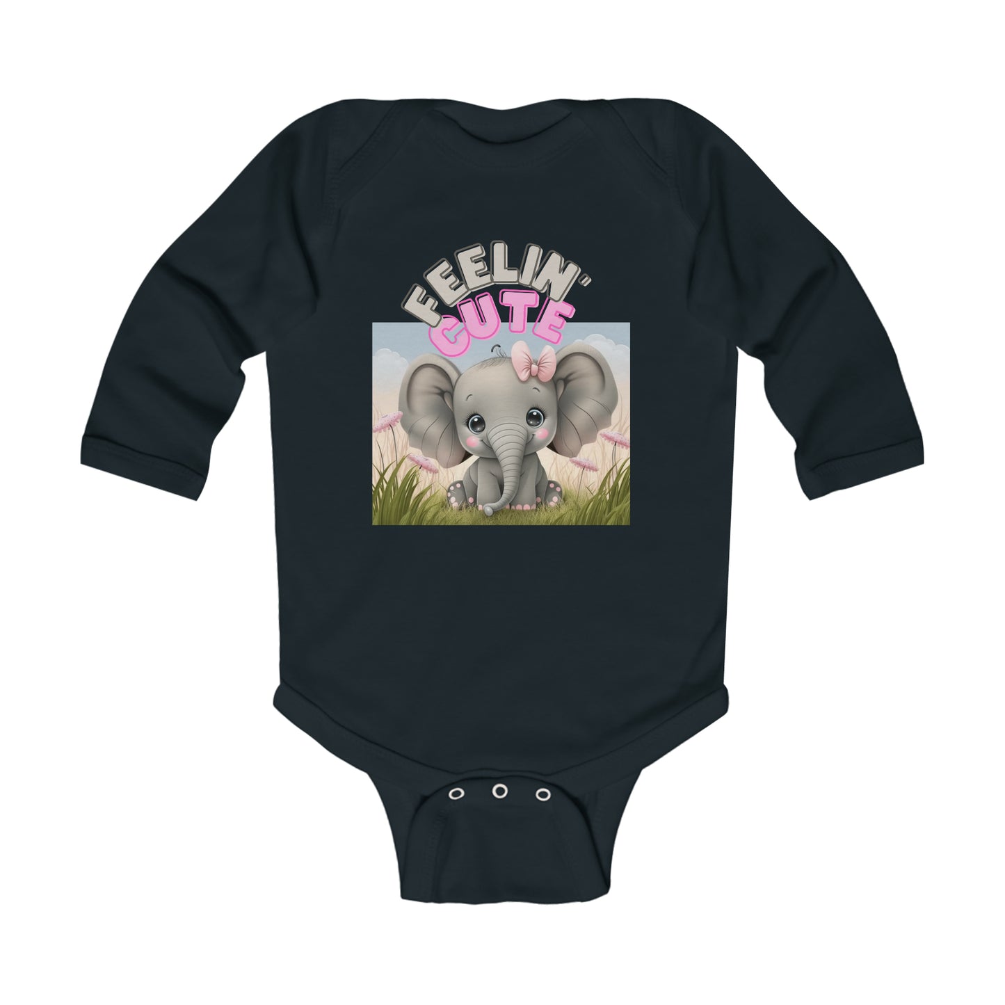 Feelin Cute Infant Long Sleeve Bodysuit