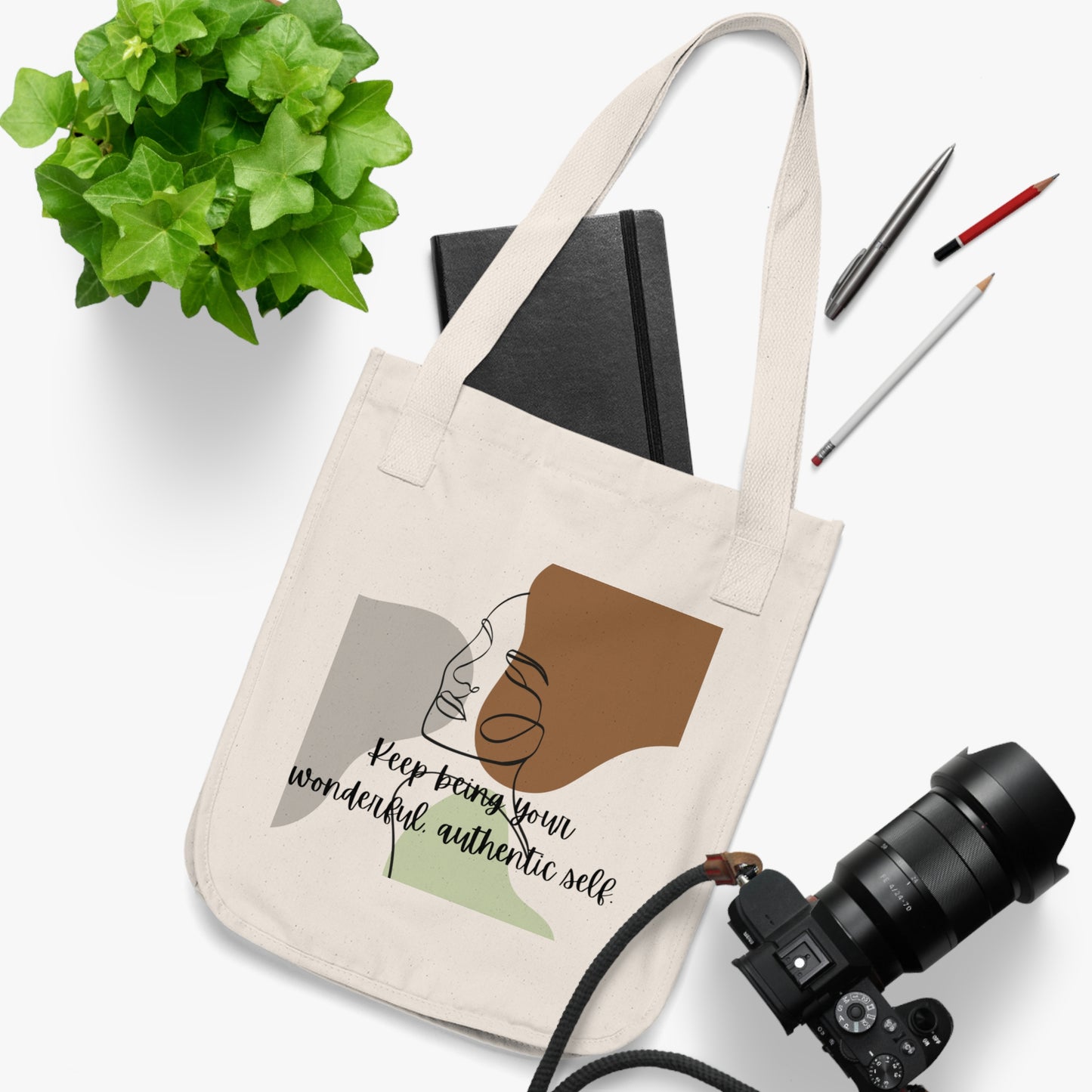 Organic Canvas Tote Bag