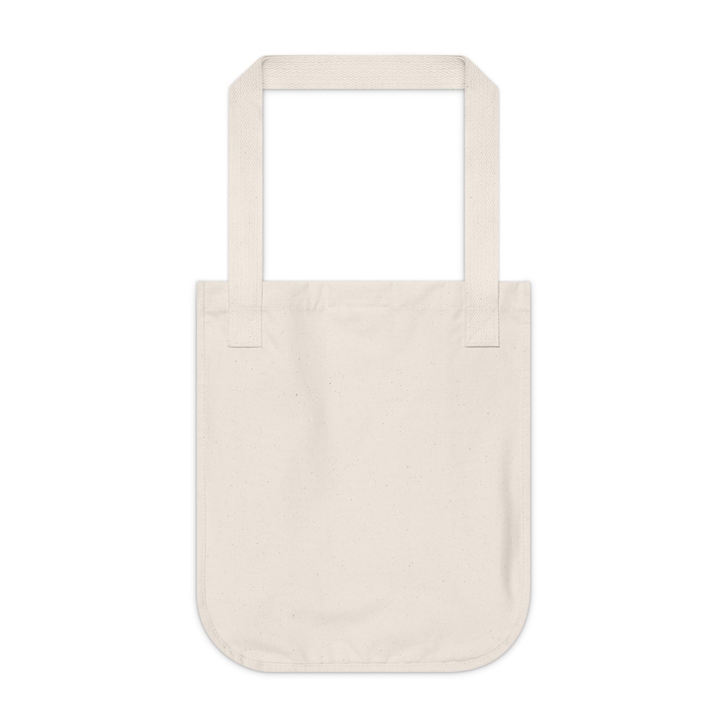 Beachy Stroll Organic Canvas Tote Bag