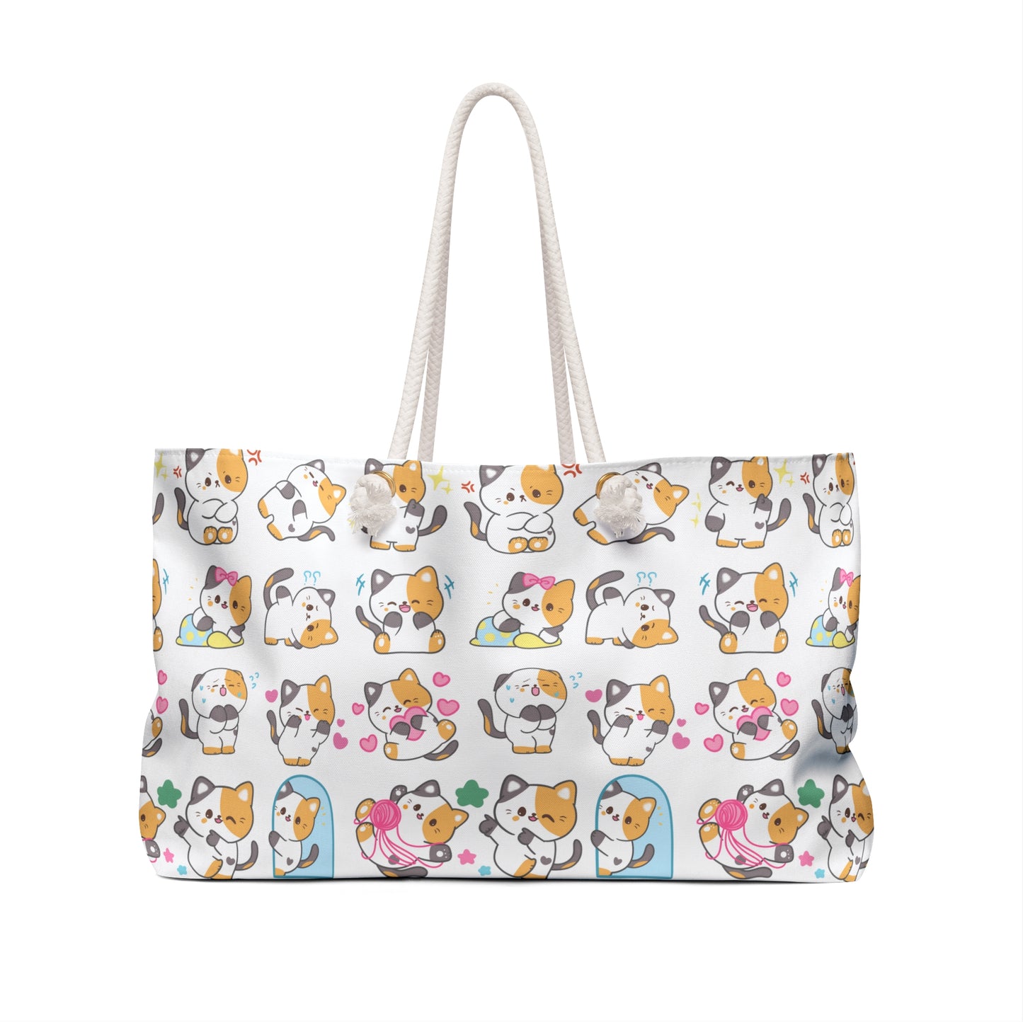 Cute Kitty Cats at Play Weekender Bag