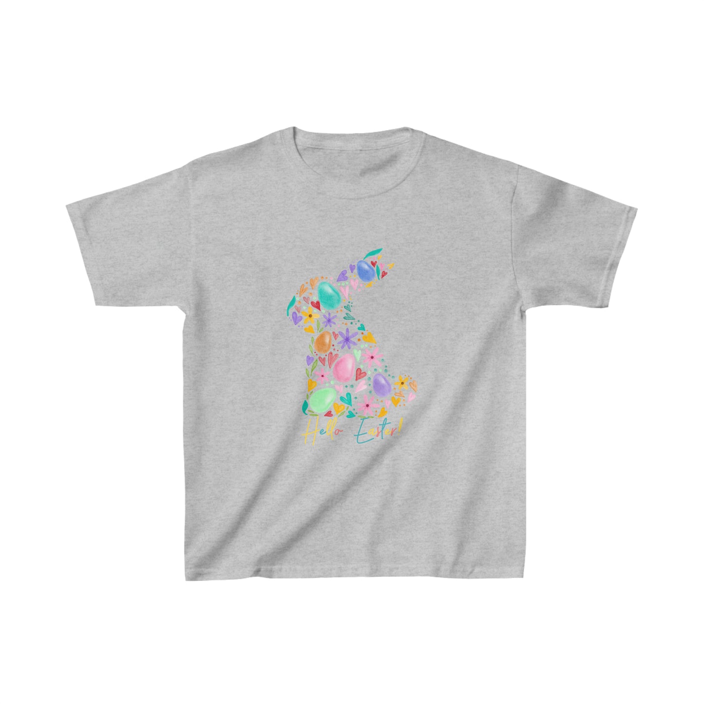 Hello Easter Kids Heavy Cotton Tee