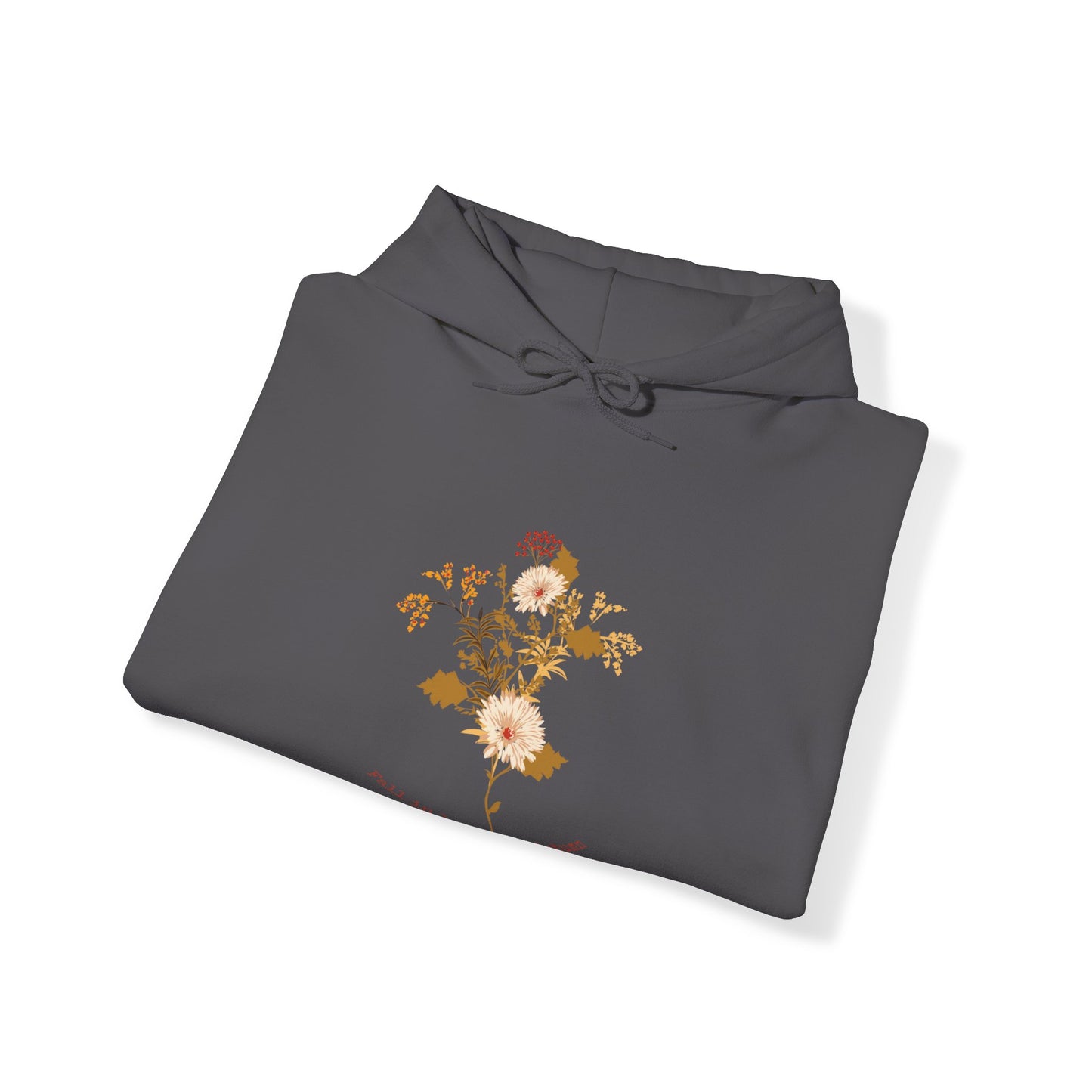 Fall in Love with Autumn Fall Bouquet Unisex Heavy Blend™ Hooded Sweatshirt