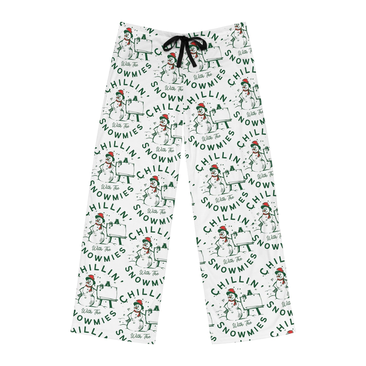Chillin With The Snowmies Christmas Mens Pajama Pants