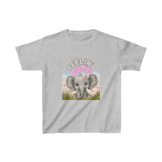 Feelin Cute Kids Heavy Cotton Tee