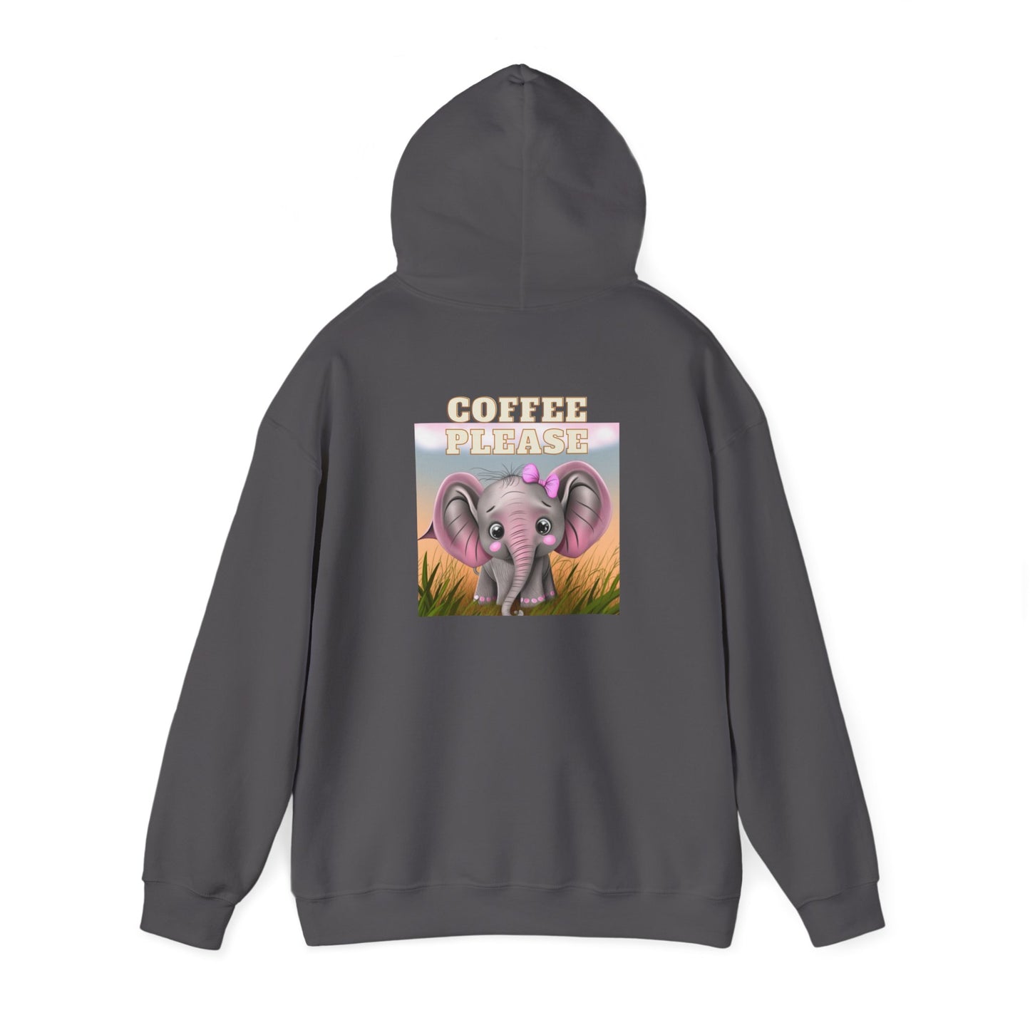 Coffee Please Unisex Heavy Blend Hooded Sweatshirt