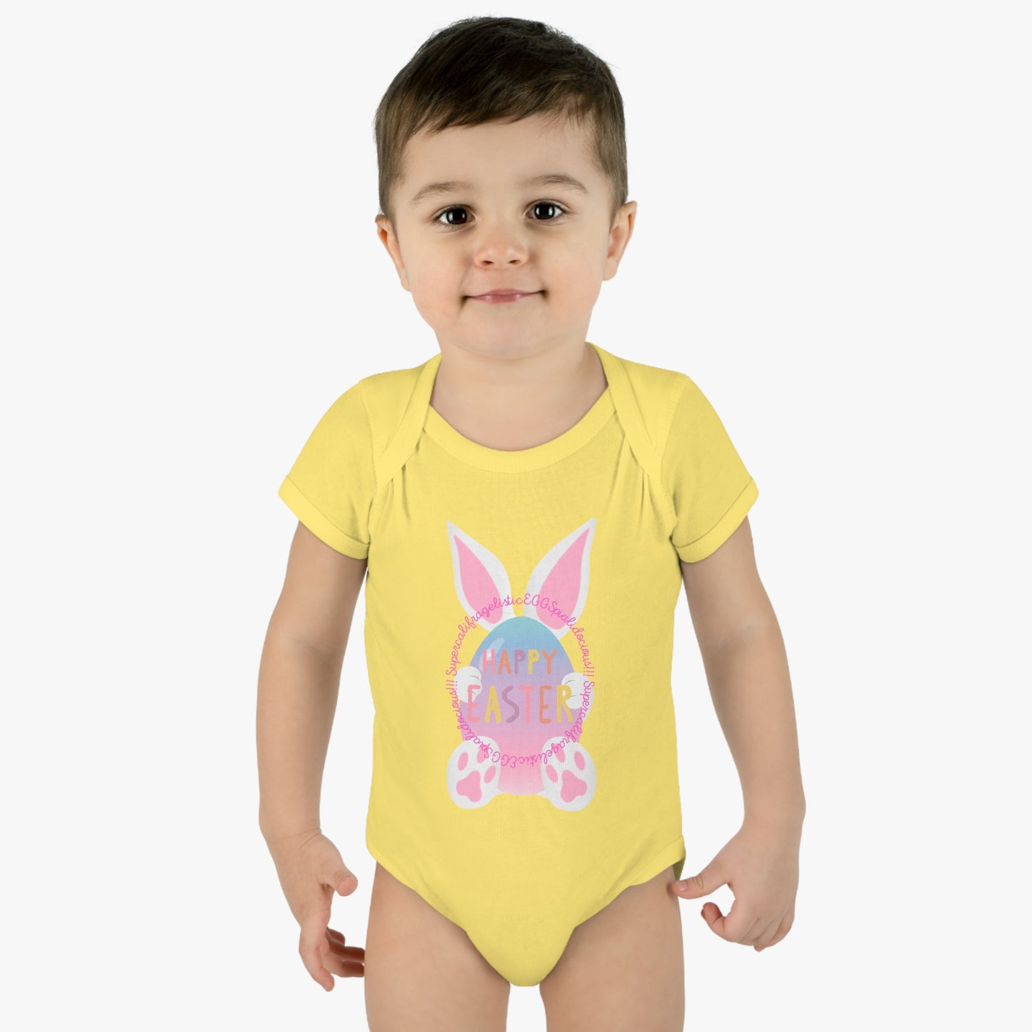 Eggspialidocious Infant Baby Rib Bodysuit