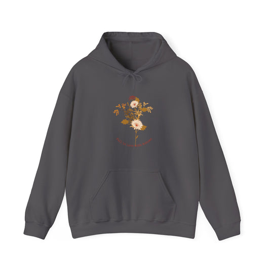 Fall in Love with Autumn Floral Bouquet Fall Unisex Heavy Blend™ Hooded Sweatshirt