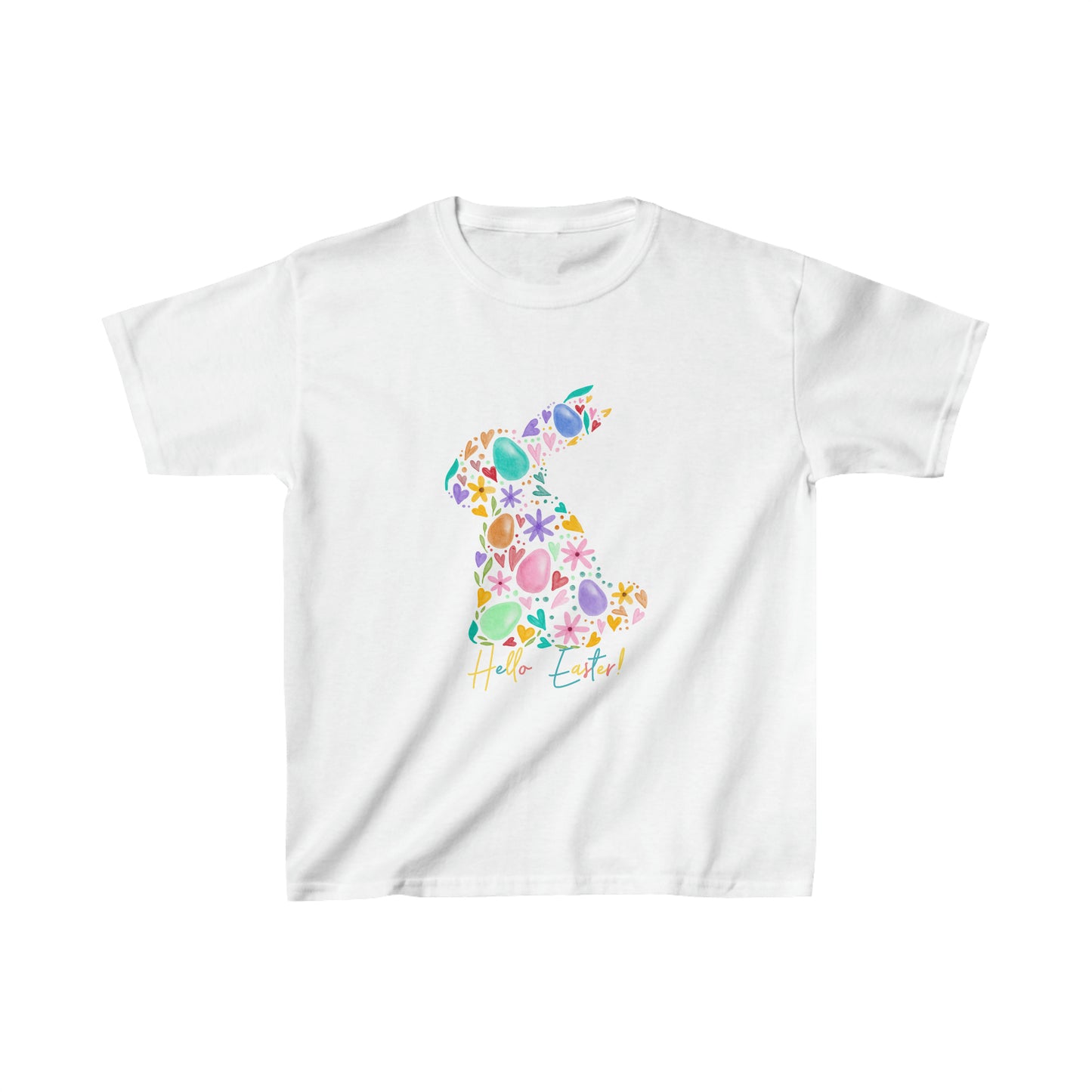 Hello Easter Kids Heavy Cotton Tee