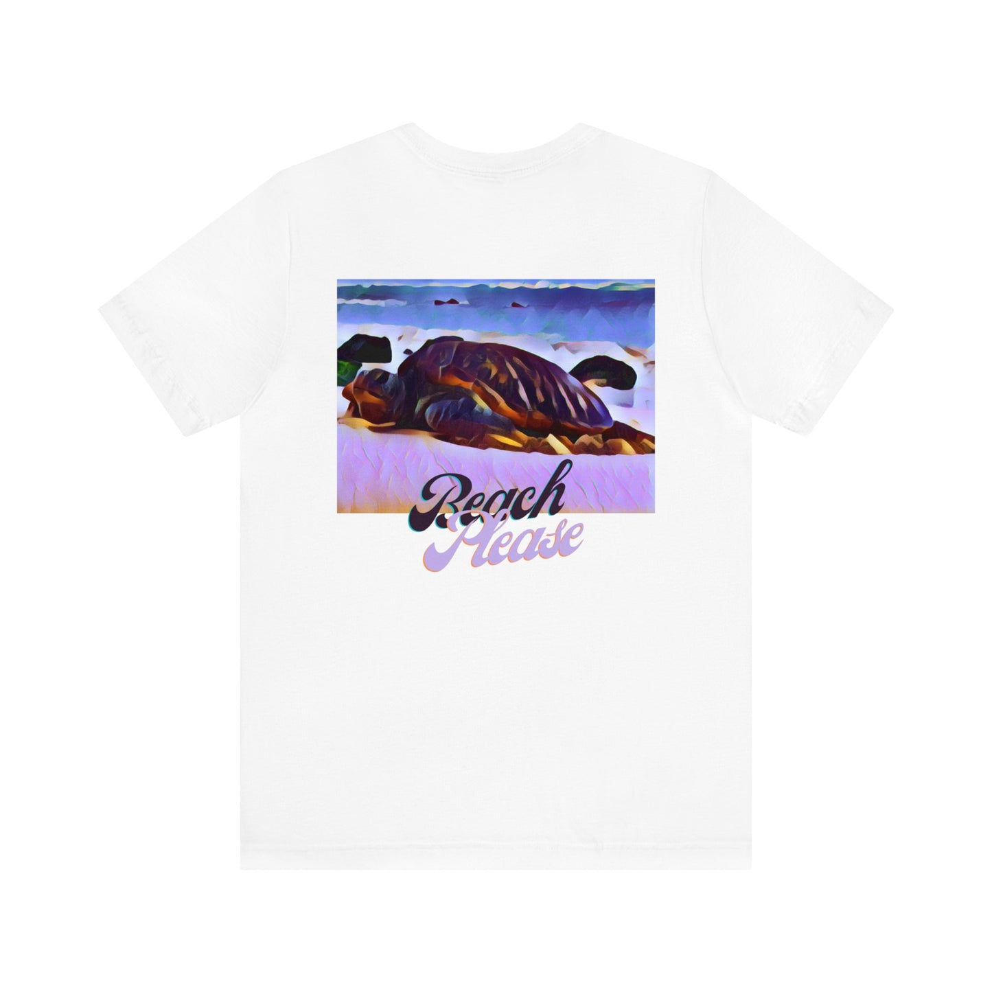 Beach please Unisex Jersey Short Sleeve Tee