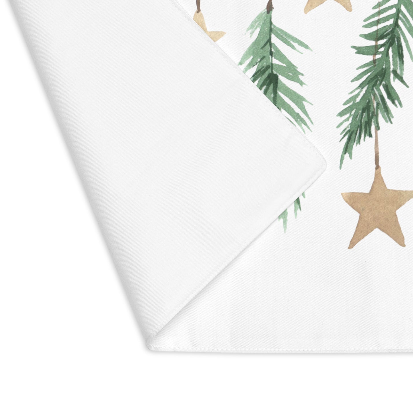 Firs and Stars on a Twig Scandinavian Christmas Placemat, 1pc