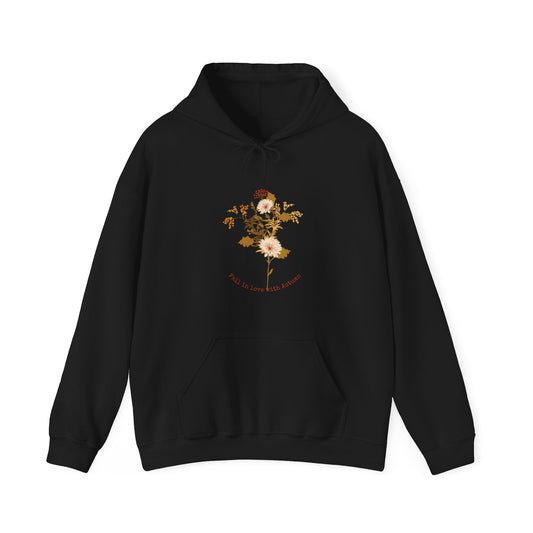 Fall in Love with Autumn Fall Bouquet Unisex Heavy Blend™ Hooded Sweatshirt