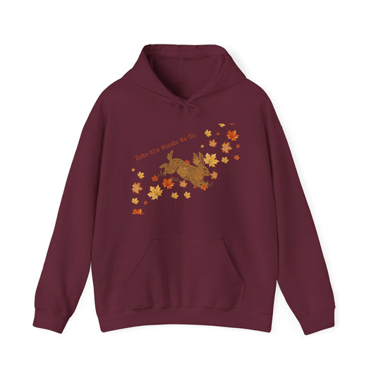 Into the Woods We Go Fall Unisex Heavy Blend™ Hooded Sweatshirt