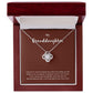 So Proud Granddaughter Love Knot Necklace